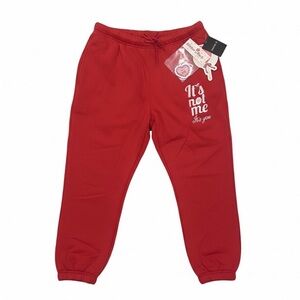 Forever 21 Sherpa lined sweat pants size L